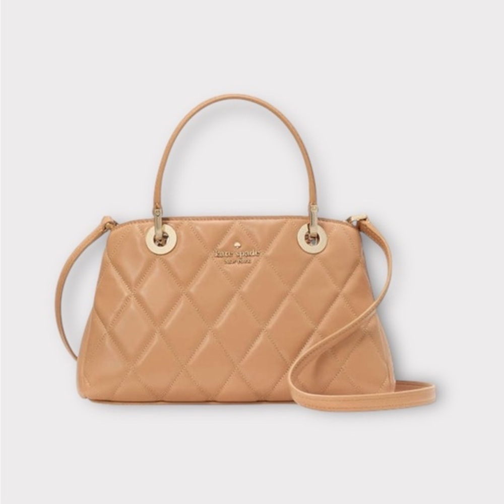 Kate Spade Carey Small Quilted Sullivan Satchel Crossbody - Picture 2 of 4